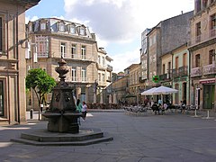 Piazza di Curros Enríquez, centro storico