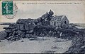 Plouescat : le poste de douaniers de Lavillo vers 1910 (carte postale ND photo)