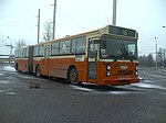 Ledad Volvo B10MA-55 med äldre Säfflekaross