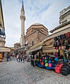 View from the market area