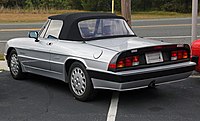 3rd series Spider Quadrifoglio Verde, rear view