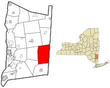 Location of Dover, New York