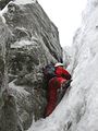 Escalade mixte, arête du Hohneck.