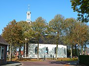 De hervormde kerk (1676) met het torentje (1902)