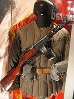 Red Army winter uniform consisting of a telogreika and an ushanka