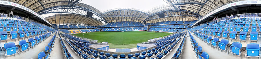 Stadion Miejski w Poznaniu – widok z trybun