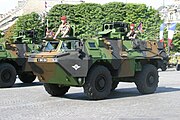 VAB armoured support vehicle