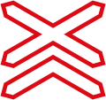 Multi-track level crossing