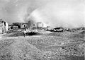 Photo of al-Qubab from Palmach archives. Caption: "Operation Yoram. Conquest of Al-Qubab." 6 July 1948