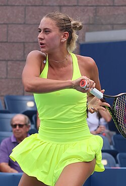 Marta Kosťuková na US Open 2023