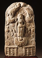 Gaja-Laxmi, 1st century BCE, terracotta, 14.61 cm tall.[16]