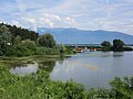 View of Belasica mountain range from Lake Kerkini