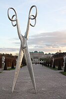 Skulptur beim Belvedere