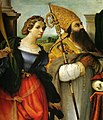 Lorenzo Lotto, Catherine of Alexandria and Saint Augustine