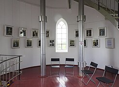 Ausstellung unter dem Wasserbehälter