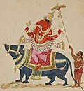 Ganesha riding his mouse