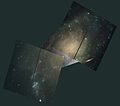 Hubble mosaic of NGC 45