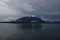 Sakurajima from a ferry in Kagoshima Bay, 2019-07-01