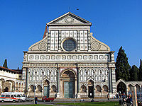 Fachada de Santa María Novella, de Alberti (1458-1478).