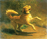 Perro saltando (1856)