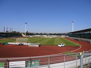 Das VfL-Stadion am Elsterweg im Oktober 2013