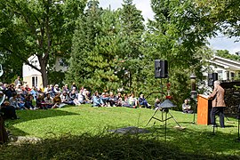 David Adams Richards reading at The Mill