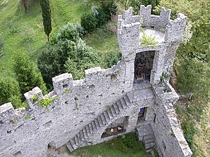 Torre del castello di Vezio