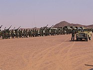 Land Rover Santana Series III of the Spanish Sahara era, used by SPLA troops