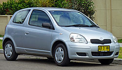 2003–2005 Toyota Echo (NCP10R) 3-door hatchback (Australia)