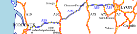 Carte de la route.