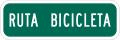 D11-1bP Bike route (plaque)