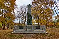 Alfred Laliberté's Adam Dollard des Ormeaux in parc Lafontaine Montréal, Quebec