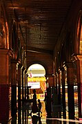 A corridor in the Mahamuni Pagoda.