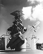 Talos missiles on USS Little Rock, November 1960.