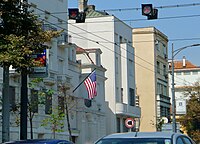 Former embassy building in Belgrade