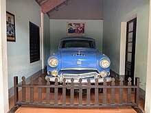 A higher resolution image of the car, on display at the temple, 15 December 2011.