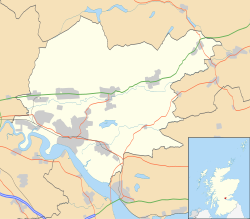 Clackmannan ubicada en Clackmannanshire