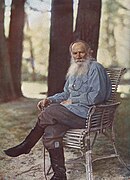 Léon Tolstoï, philosophe et écrivain russe.