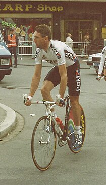 De Ierse wielrenner Sean Kelly won de groene trui vier keer in de jaren 80.