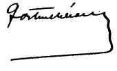 Signature de Gaston Chérau