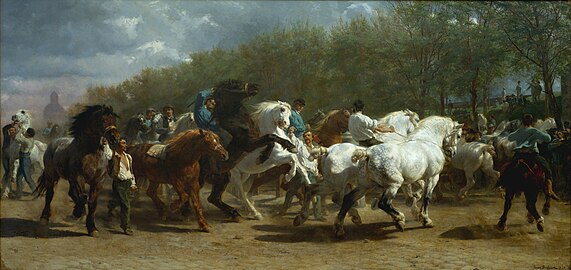 Rosa Bonheur, The Horse Fair, 1853-1855