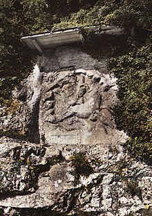 Bas-relief Mithra (MH) à Bourg-Saint-Andéol.