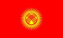 Flagge fan Kirgyzje