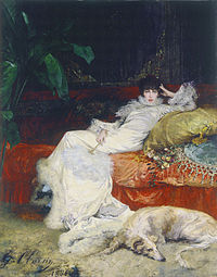 Sarah Bernhardt, potret oleh Georges Clairin