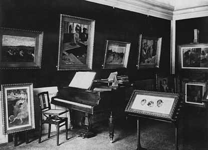 Les tableaux de Degas chez Isaac de Camondo.