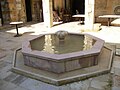 Fountain inside the Marie Baz Wax Museum