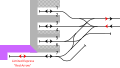 Seibu track and platform layout