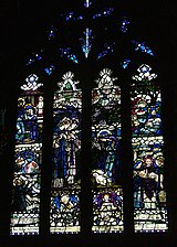 View of St Bride's Kelvinside window