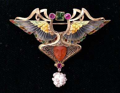 Niké brooch by Wolfers (1902), collection King Baudouin Foundation, depot: KMKG-MRAH