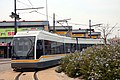 Tramwaj typu CAF/Siemens na trasie linii T4